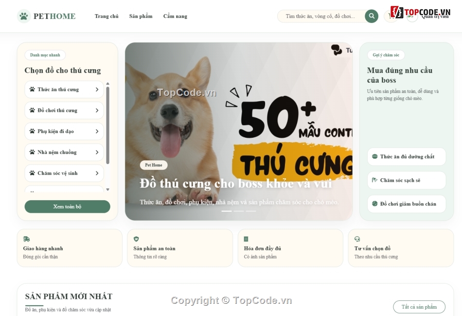 đồ án php,thú cưng,web thú cưng